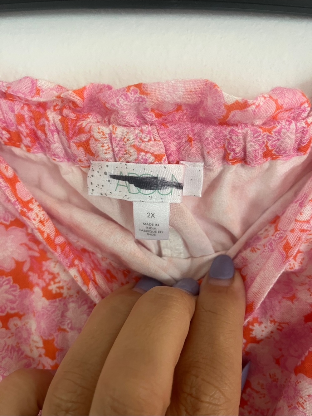 ABOUND Pink Floral Mini Skirt - Picture 3 of 4